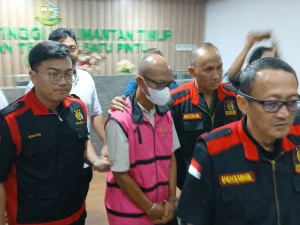 Pihak Adpidsus Kejati Kaltim kembali menetapkan tersangka (Rompi Pink) terkait kasus korupsi pertambangan.